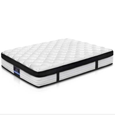 China Foldable Modern High Quality King Size Bed Euro Top 5 Zone Pocket Spring 30cm Hybrid Mattress With Handle for sale