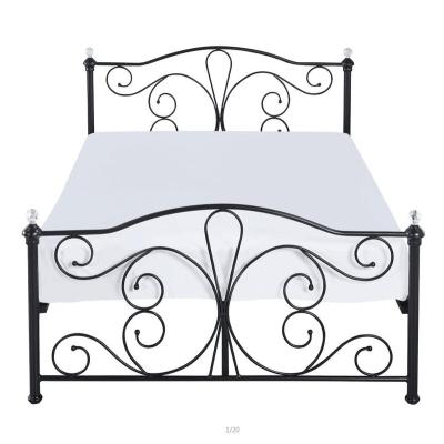 China Storage Professional Bedroom Furniture Home Hotel Steel Use Knocked Down Mattress Metal Bed Base for sale