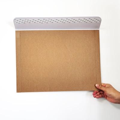 China Do Not Fold Wholesale A3 Kraft Paper Envelope Large Size Pocket Do Not Fold Rigid Cardboard Envelope For Mailing Mailing for sale