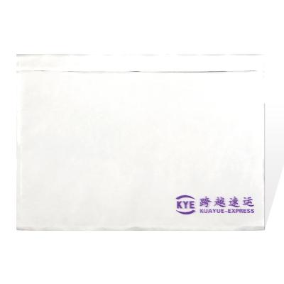 China Biodegradable Translucent Biodegradable Document Enclosed Self Adhesive Paper Packing List Envelope for sale