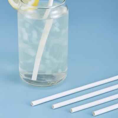 China Recycled Materials Customized Eco Friendly Biodegradable Wheat Straw Drinking Straw Plastic Free Environmentally Friendly Paper Straw for sale