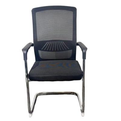 China Other Steel Structure Meeting Conference Arc Base Fixed Leg Mesh Staff Office Chair for sale