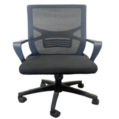 China Good Quality Black Swivel Personal Computer Other Rocking Mesh Fabric Office Chair For 150kgs People Use for sale