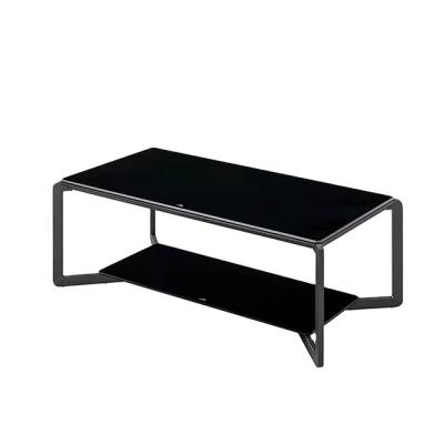 China Foshan Factory Modern Metal Center Coffee Tables Modern Luxury Glass Coffee Table for sale