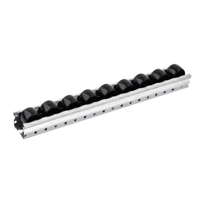 China High Quality Aluminum Warehouse Roller Track For Sliding Shelf System for sale