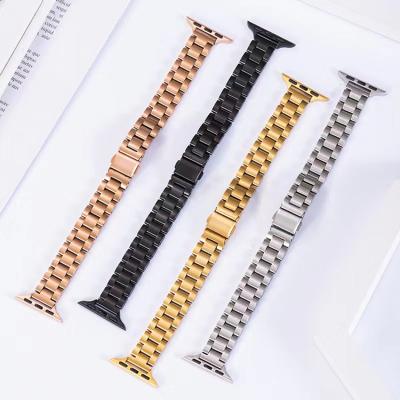 China Stainless Steel Metal Watch Bands For Apple Watch Band Stainless Steel Strap For iwatch Series 38 40 42 44 mm for sale