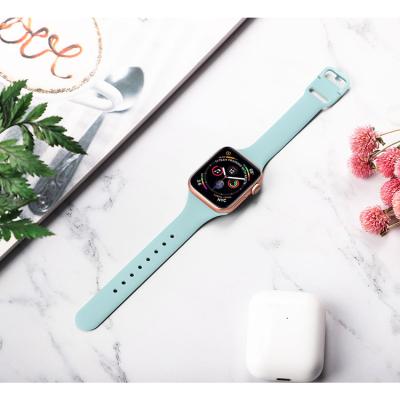 China Rubber For Apple Watch Band Luxury Designers Sport Silicone Smart Watch Band Strap For Apple Watch Bands for sale