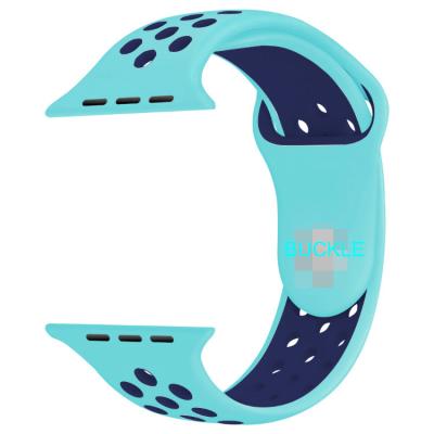 China Quick Delivery Silicone Rubber Watch Band For Apple Watch Silicone Strap Quick Release Smart Watch Custom Rubber Bands for sale