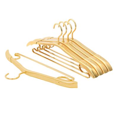 China Hot Sale Modern Simplicity Gold Balcony Stored Aluminum Adult Clothes Drying Rack for sale