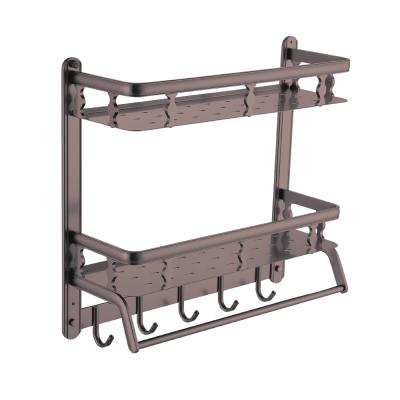 China Quality Assurance Stocked Drying Racks Racks Multifunctional Aluminum Wall Mounted Type Non-Folding Racks And Storage Racks Rack for sale