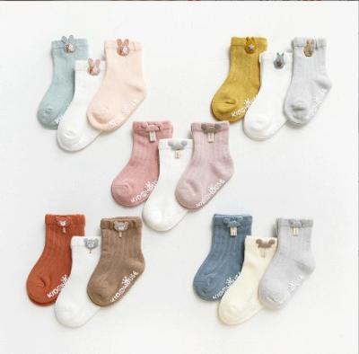 China Baby Girls Boys Glue Sporty Infant Cute Cartoon Glue Non-slip Floor Distribution Socks for sale