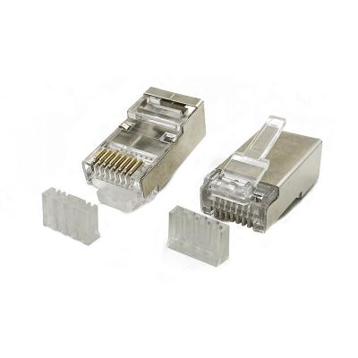 China Modular Network Cable Plug CAT6 8P8C Network Cable With Shielded for sale