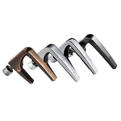 China High Grade Electric Guitar Clip Guitar Tuning Zinc Alloy Rotary Capo For Acoustic Classical Guitar for sale