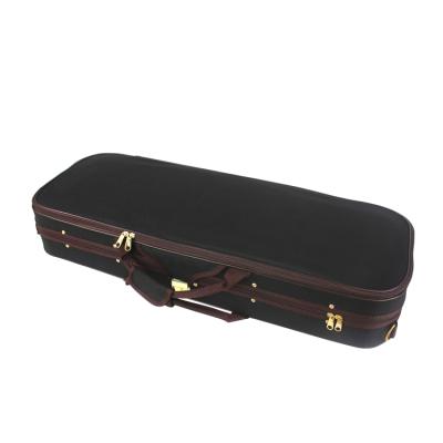 China Viola Case Low Price High Quality Custom Made Best Selling Cover Wholesale Oblong Foam Lightweight Oxford Violin Hard Case for sale