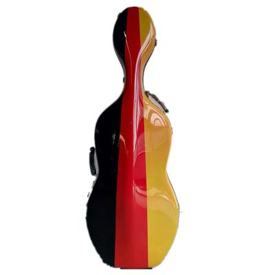 China Violin New Arrival Style 4/4 Cello Case Hard Carbon Fiber Waterproof Cello Case for sale