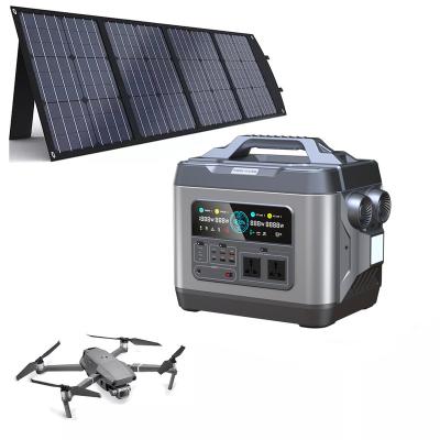 China 2000w 3000w 200w 300w 1000w 600w Travel Lifepo4 Lithium Battery Outdoor Camping Solar Rechargeable Portable Power Station for sale