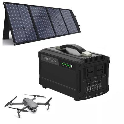 China Protable Mini Portable Solar Power Station Charger 300w 500W 1000W 110V 220V Generator for Outdoor Lithium Power Bank Energy Generator for sale