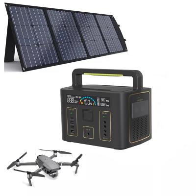 China Protable Charger Lithium Battery Supply Power Bank Top Selling Products 2022 Portable Solar Power Station 1000w 500W Solar Power Station for sale