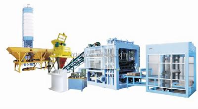 China Hot Sale QTY8-15 Automatic Concrete Cement Brick Making Machine for sale