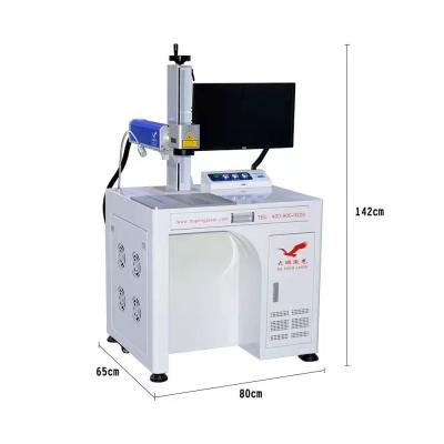 China Plastic Steel Fiber Optic Laser Engraving Machine For Aluminum for sale