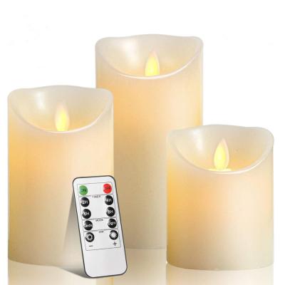 China 2019 New Flameless Flameless Candles Waterproof Outdoor Battery Candles Set of 9 (H 4