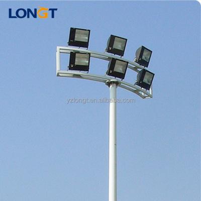 China Outdoor Multi-Pyramida Hot Dip Galvanized High Mast Flood Light Pole for sale