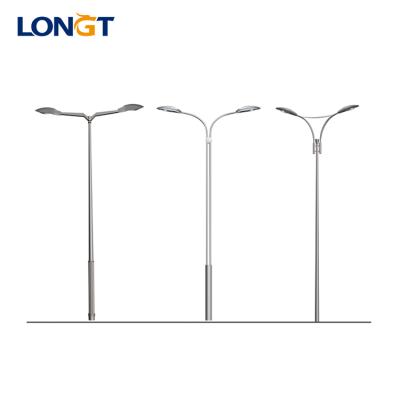 China Single Or Double Arm Street Light Poles Die-Casting Aluminum Lamp Body for sale