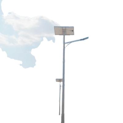 China 60W LED Light Compatible 4m Aluminum Alloy Solar Pole Street Light for sale