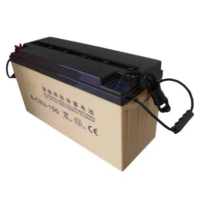 China 12v Solar Storage Battery Real High Capacity With Low-Internal Resistance Clapboard for sale