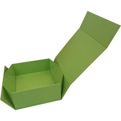 China Recycled Materials Custom Folding Magnetic Cardboard Gift Box Packaging For Jewelry Skin Care Products for sale