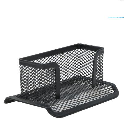 China Metal Mesh Business Card Stand Desktop Display Metal Name Card Holder Display Card Holder for sale