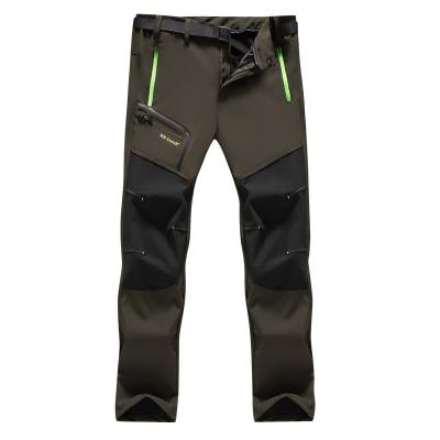 China Flat Men's Pants Outdoor Hiking Camping Climbing Fishing Waterproof Skiing Quick Dry Pants for sale