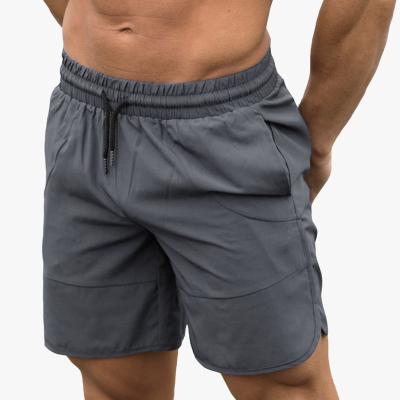 China Other Men Sports Shorts Basketball Casual Workout Shorts Bodybuilding Weightlifting Jogger Pockets Training Running Cord for sale