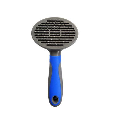 China One-Key Viable Hair Removal Comb Self-cleaning Pet Comb Remove Hair Cat Broken Comb Beauty Floating Clean Brush for sale