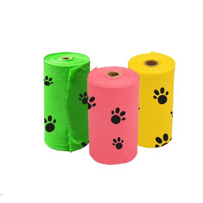 China Biodegradable Custom Stocked Compost Pet Waste Bags Print Dog Pet Waste Poop Bags for sale