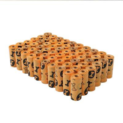 China Stocked Biodegradable Christmas Dog Poop Bags Biodegradable Plastic Cornstarch Dog Poop Waste Bag for sale