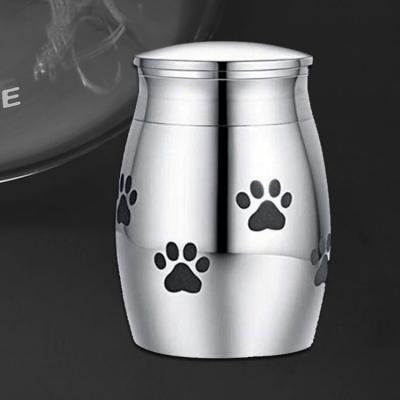 China Wholesale Dogs Mini Keepsake Stainless Steel Cremation Pet Funeral Urns for sale