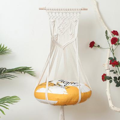 China Cotton Woven Cat Nest Multipurpose Cat Basket Folding Hanging Hanging Bed for sale