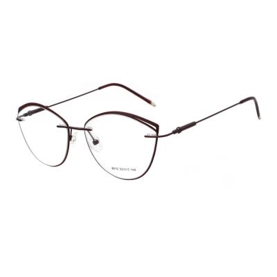 China Kerecsen Metal Frame Red Round Reading Glasses Normal Reading Glass For Men And Women Wholesale for sale