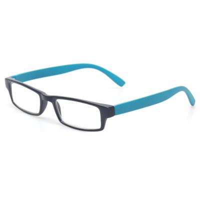 China Small Rectangle Plastic Frame Reading Glasses Cheap Normal Reading Glass For Women Men for sale