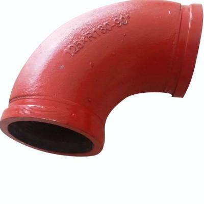 China Building material stores jiuzhou Putzmeister DN125 concrete pump Bent Pipe Bend for sale