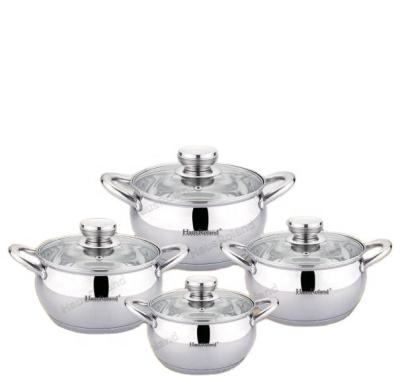 China HausRoland Stainless Steel Steamer Stored Ear Multifunctional Soup Pot Double Thickened Compound Bottom Pot Kitchen Set Gift for sale