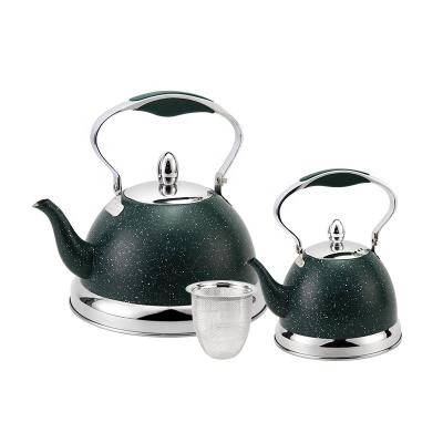 China Long Spout HausRoland Kettle Exquisite Lacquer Size Two Piece Stocked Hand Pour Coffee Pot for sale