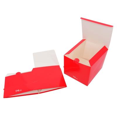 China Wholesale Eco Friendly Recyclable Recycled Logo Printed Boxes Cake Mini Papercard Coffee Customized Cake Box for sale