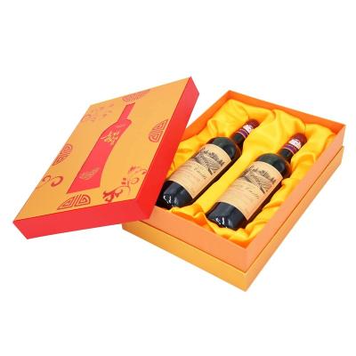 China OEM Recyclable High Quality Cheap Wine Glass In Logo Floral Boxes With Wine Wine Box Customized Wooden Box for sale