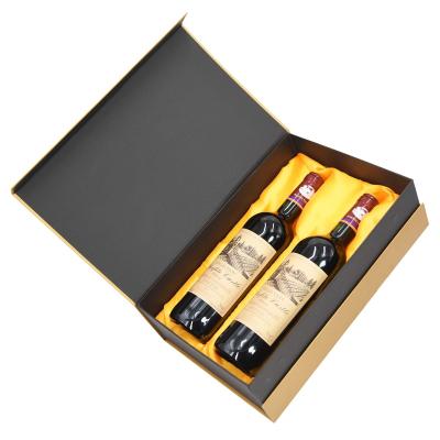 China High Quality Recyclable Recycled Paper Box For Wine Customized LOGO Printed Paper Box For Wine Box Wine for sale