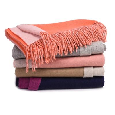 China Original Mongolia Cashmere Long Wool Farbe Scarf Winter Scarf Pashmina Shawl for sale