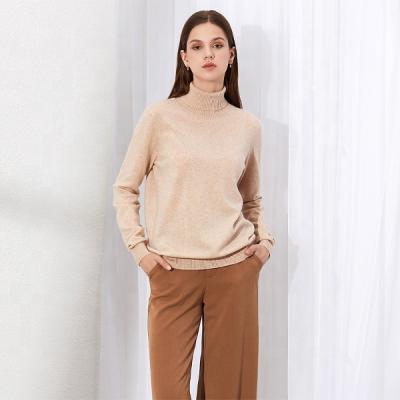 China Turtle Neck Cashmere Turtle Neck Anti-Shrink Sweater 100% Pure Cashmere Long Sleeve Sweater For Women for sale