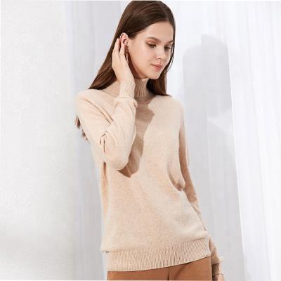 China Women Anti Shrinkage Perfect Long Sleeve Crewneck Sweater Loose Knitted Cashmere Sweaters for sale