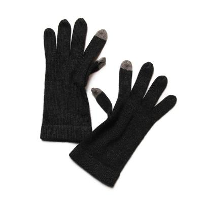 China Barred 2019 Hot Selling Long Wool Women Winter Cashmere Warm Gloves for sale